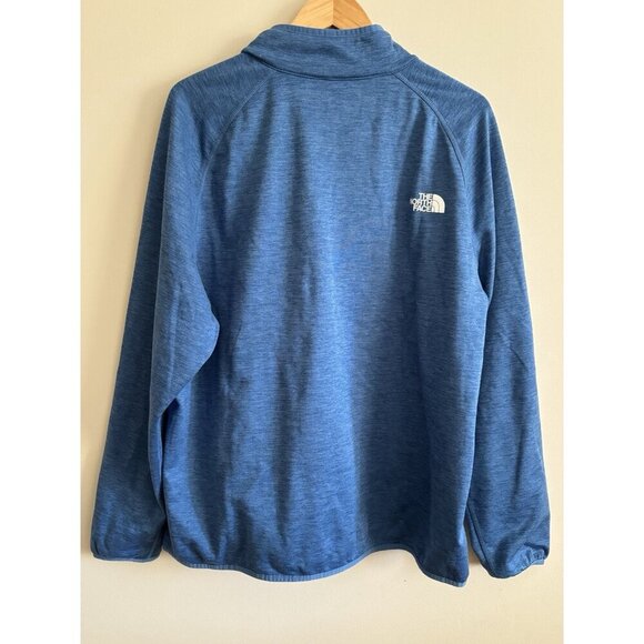 North Face Canyonlands 1/4 Zip Mens Fleece Sweatshirt size XL Blue Thermal - Picture 7 of 11